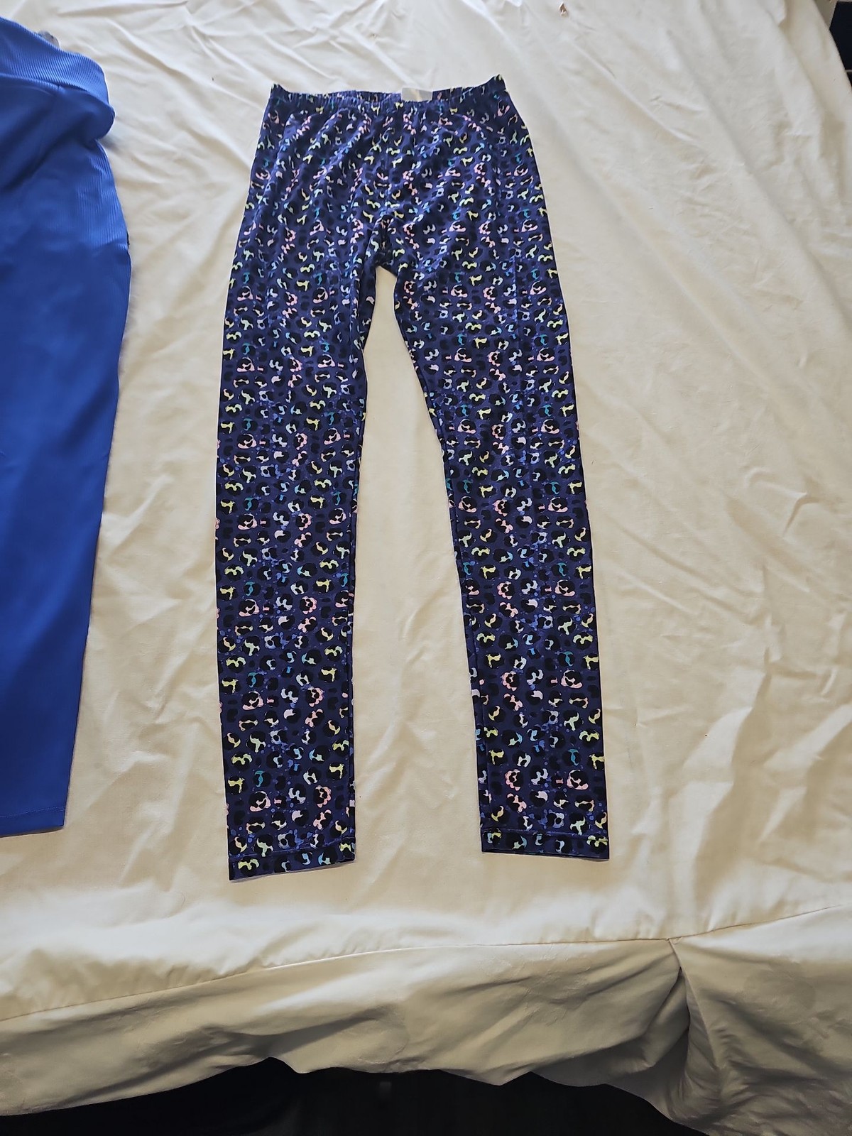 Lucy Locket Loves Kids Leopard Print Leggings size 1 w24 elasticated LL33