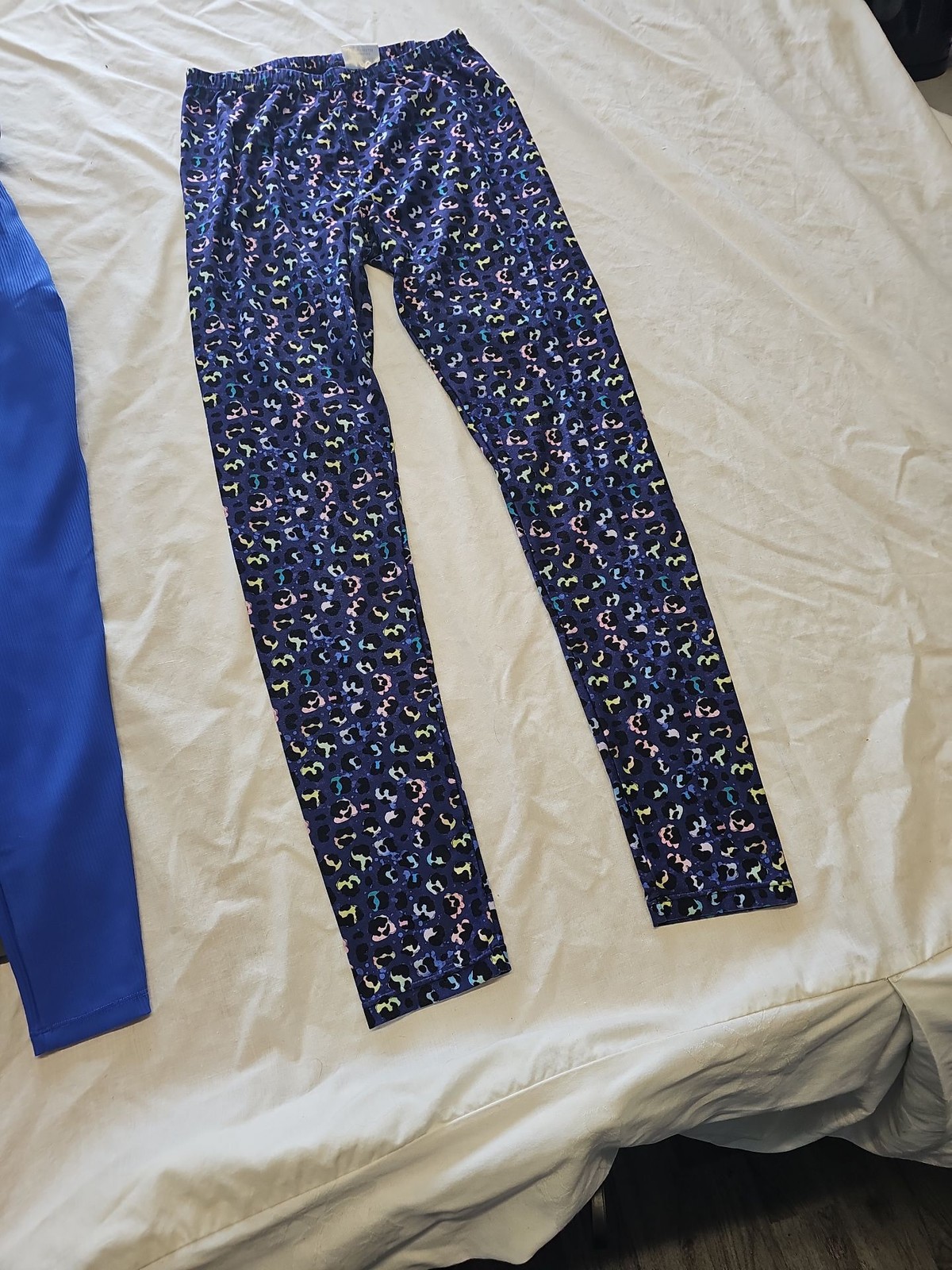 Lucy Locket Loves Kids Leopard Print Leggings size 1 w24 elasticated LL33 - Image 3