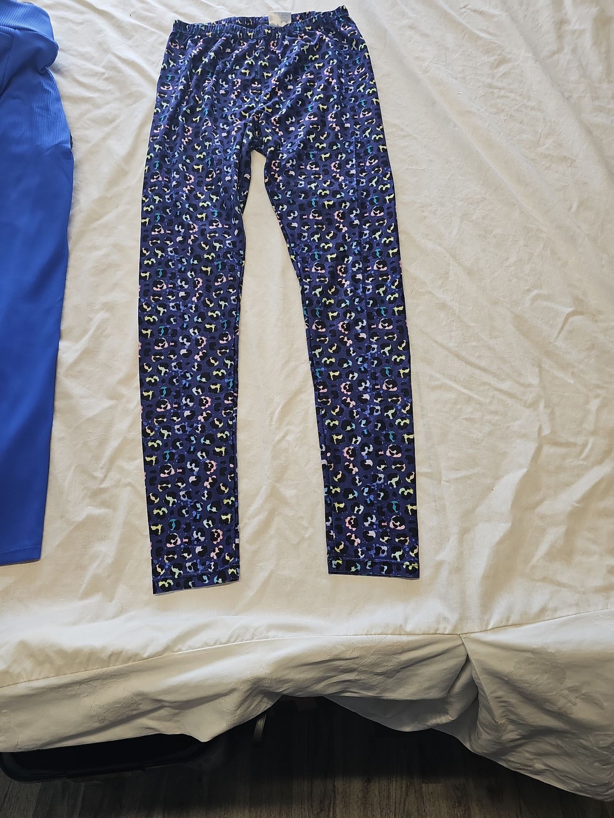 Lucy Locket Loves Kids Leopard Print Leggings size 1 w24 elasticated LL33 - Image 4