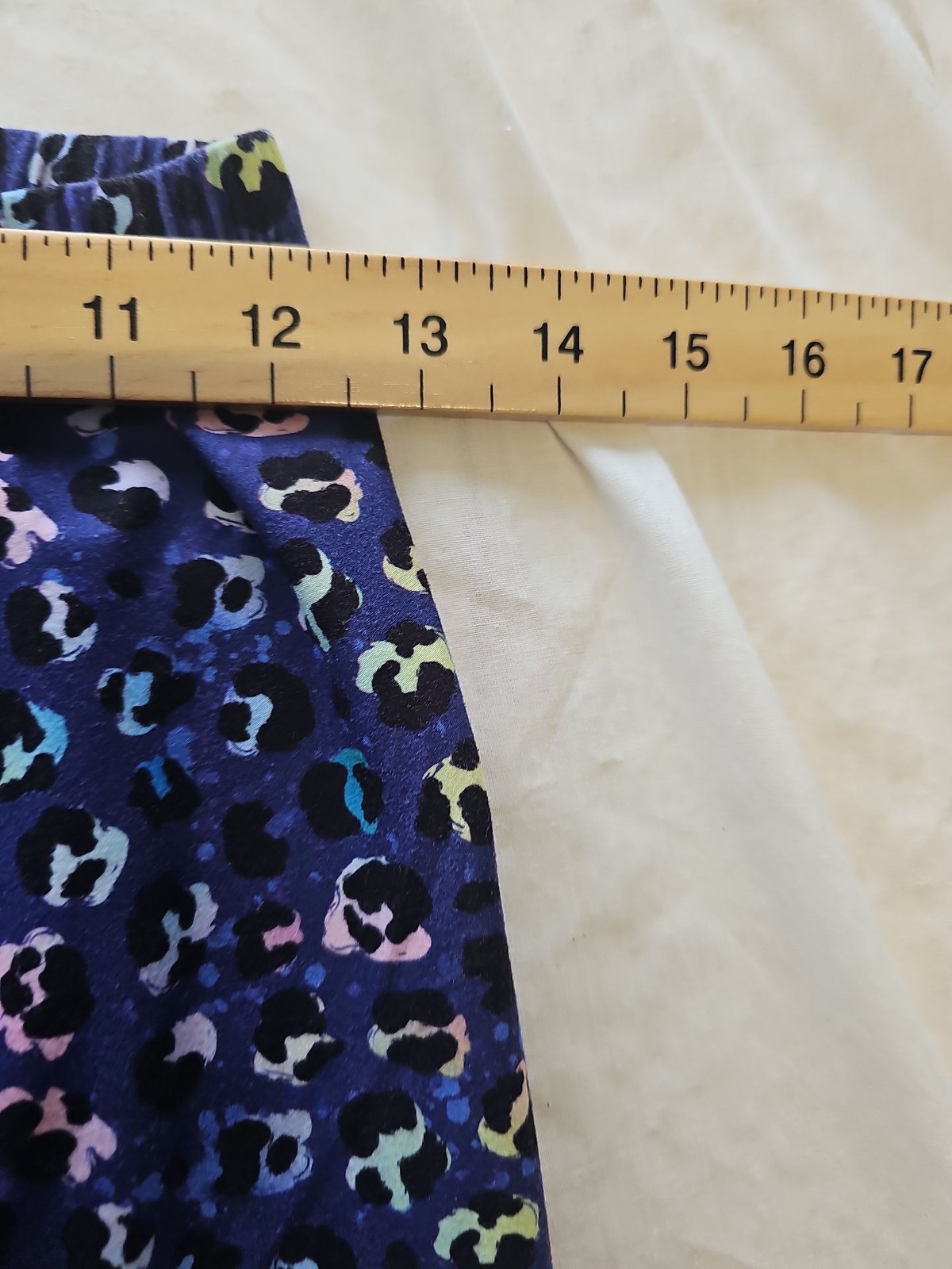 Lucy Locket Loves Kids Leopard Print Leggings size 1 w24 elasticated LL33 - Image 5