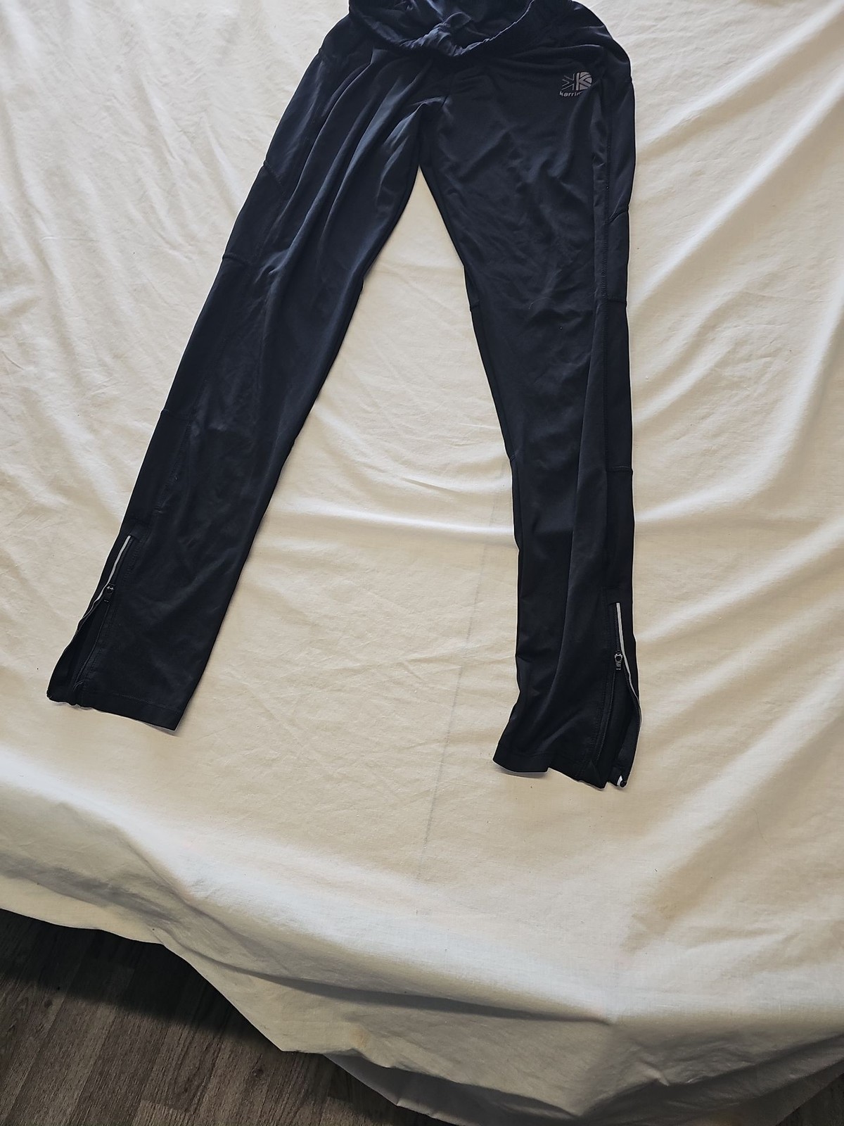 Karrimor Run Men's XL Black Running Tights with Ankle Zips Xl O734 - Image 3