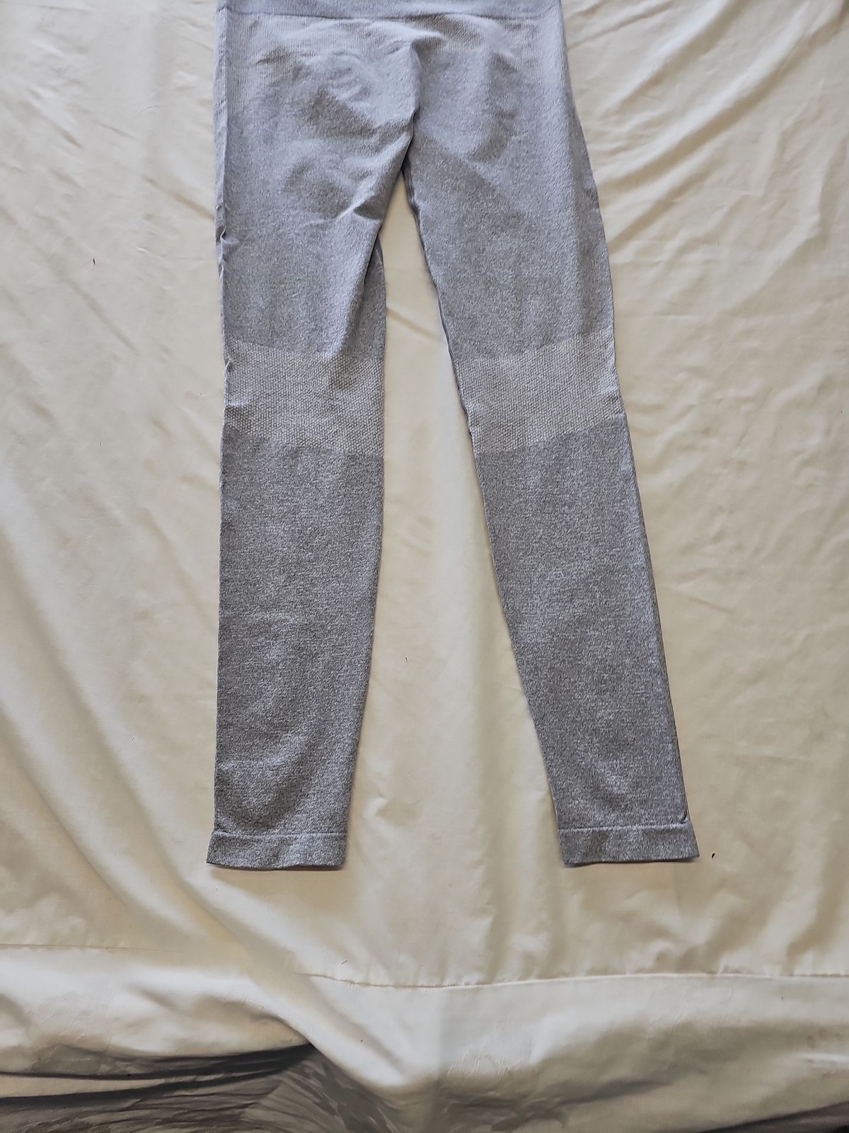 Gymshark Vital Seamless Leggings in Marl Grey approx w26 LL11