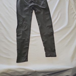 Contemporary Olive Green High-Waist Seamless Leggings xl O746