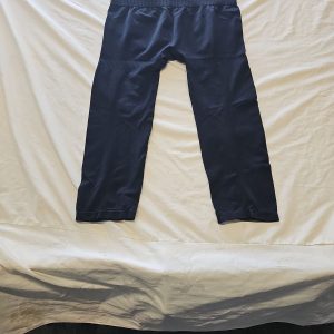 Primark 'WORK OUT' High-Waisted Seamless Cropped Leggings Black XL  LL31