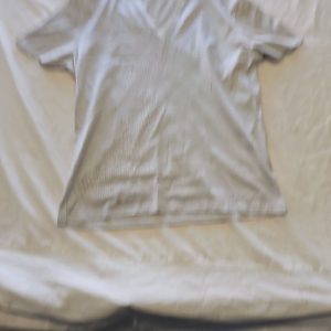 Emanuel Ungaro Vintage Micro-Stripe V-Neck Tee Size M KK204