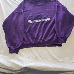 Vintage Umbro Purple Embroidered Graphic Sweatshirt XL KK1001