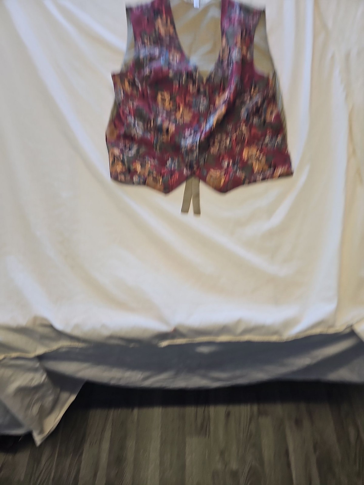 Vintage Amaranto Floral Tapestry Waistcoat - Size 12 KK187