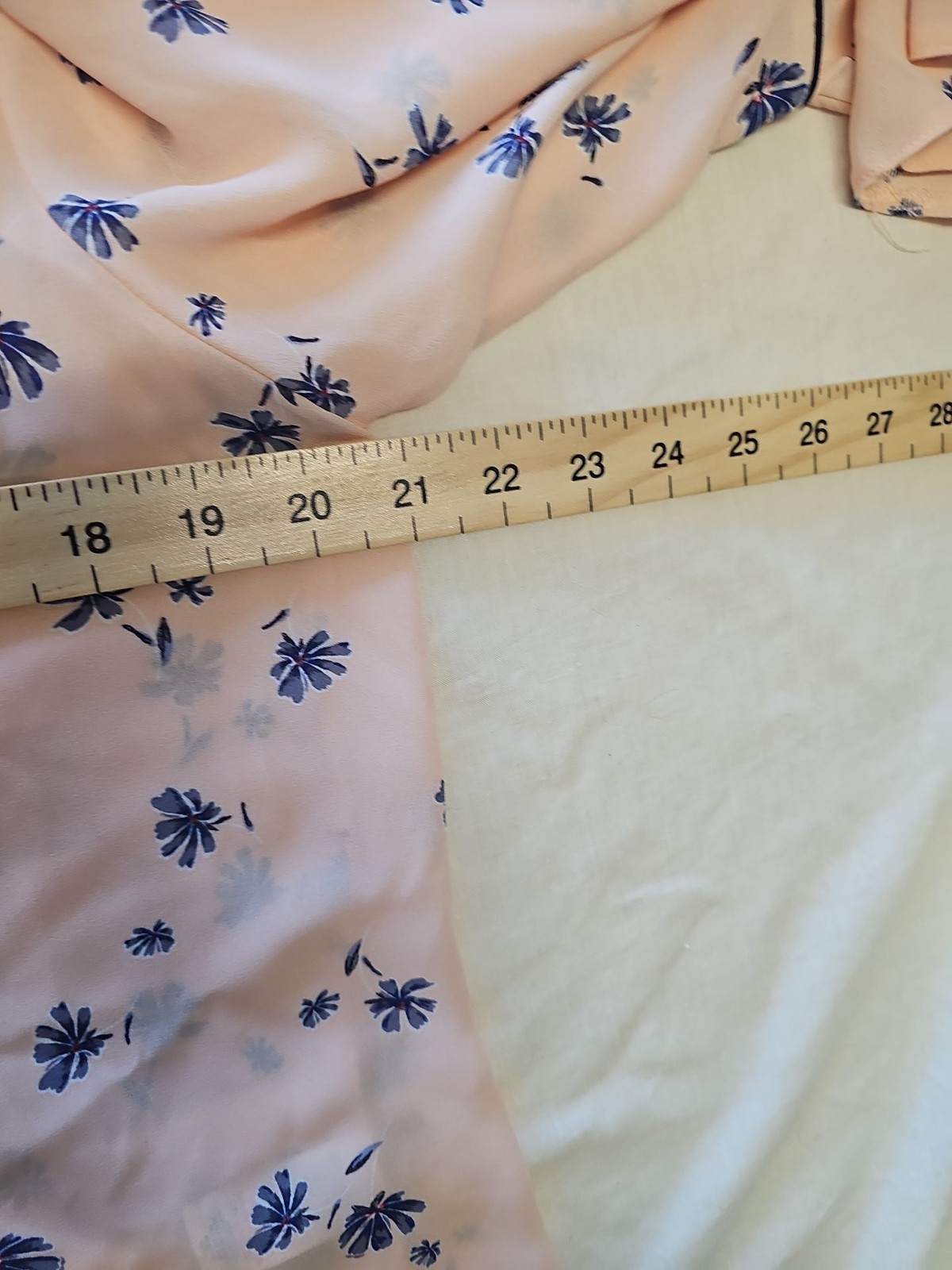 Primark Pink Floral Bell Sleeve Blouse UK16 GG992 - Image 3