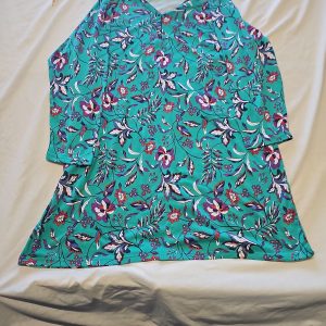 Damart Thermolactyl Floral Print Long Sleeve Top GG993