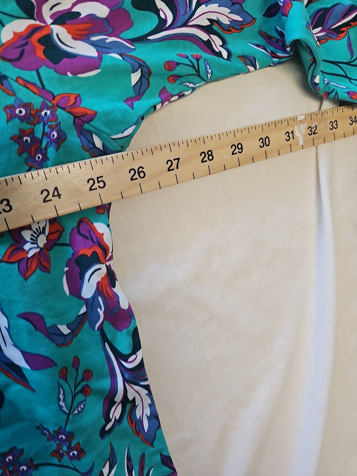 Damart Thermolactyl Floral Print Long Sleeve Top GG993 - Image 3
