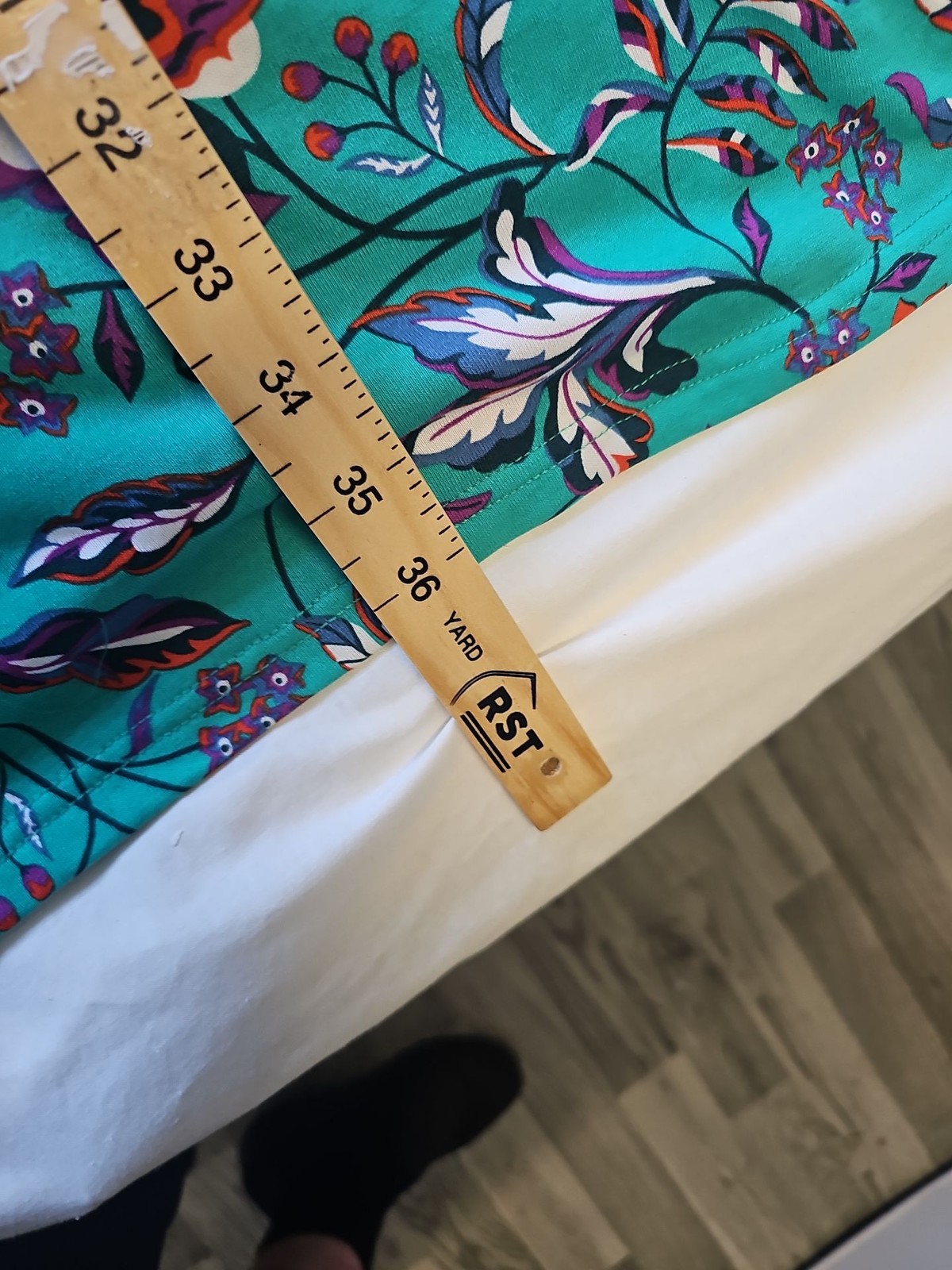 Damart Thermolactyl Floral Print Long Sleeve Top GG993 - Image 4