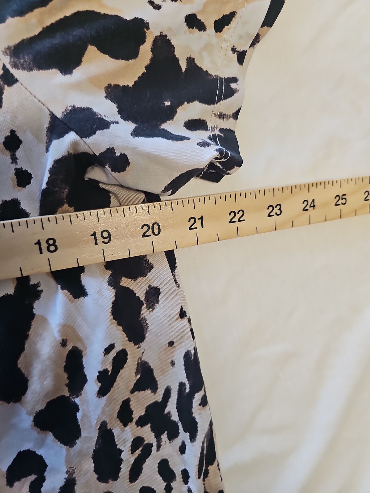 F&F Women's Leopard Print Cotton T-Shirt Size UK 16 GG994 - Image 3