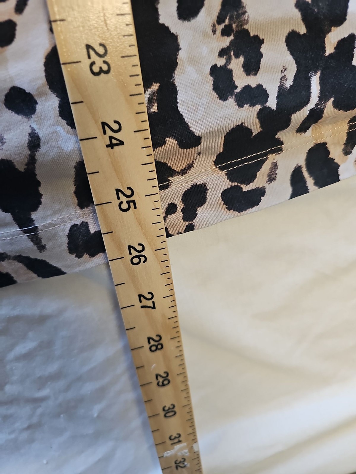 F&F Women's Leopard Print Cotton T-Shirt Size UK 16 GG994 - Image 4