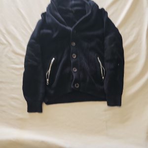 River Island Men's Hooded Knit Cardigan with Zipper Pockets O719