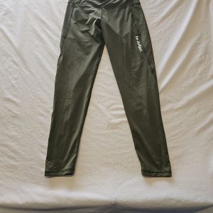 Be Defiant Activewear Olive Green Performance Leggings approx uk10  P755
