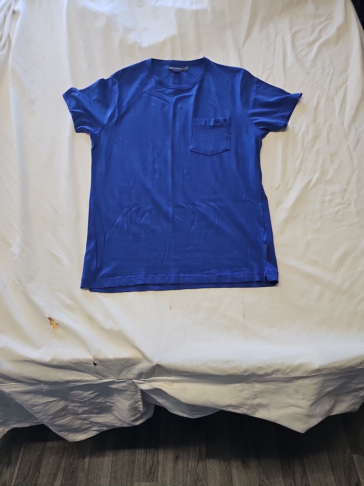 French Connection Men's Cobalt Blue Pocket T-Shirt M Q772