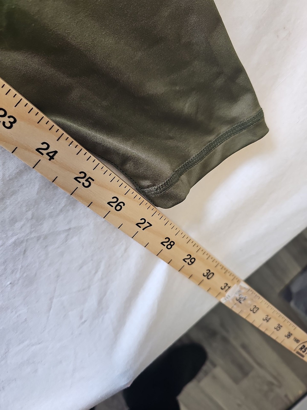 Be Defiant Activewear Olive Green Performance Leggings approx uk10 P755 - Image 6