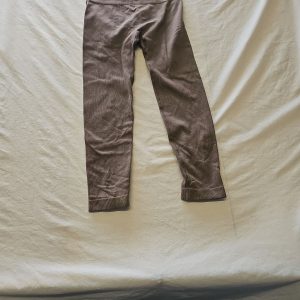 Primark Cares Taupe Ribbed Seamless Leggings uk12 P756