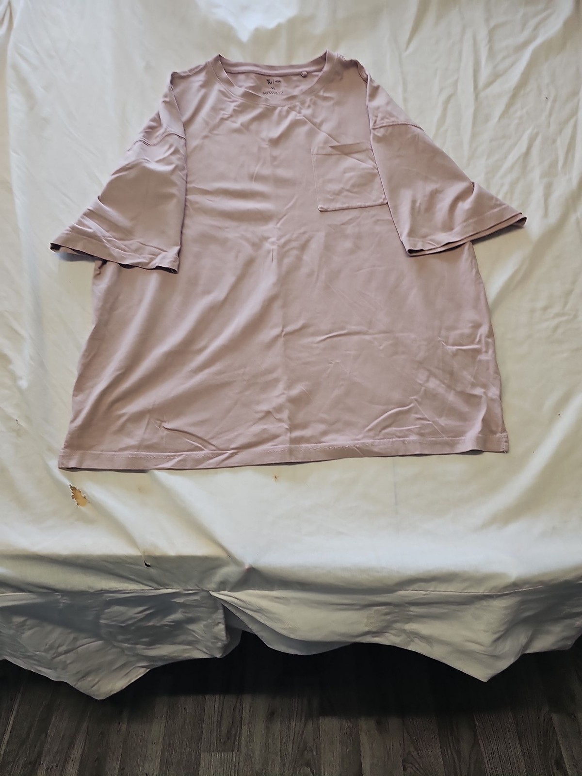 Tu Man Relaxed Fit Dusky Pink Pocket T-Shirt XL Q780