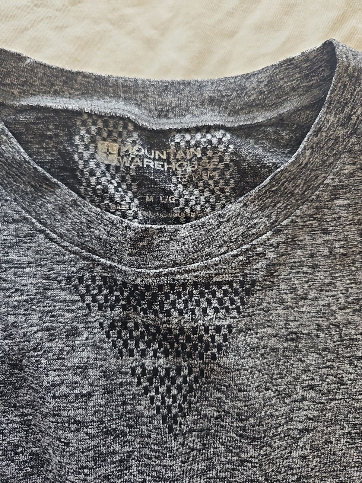 Mountain Warehouse Men’s Grey Marl Performance Base Layer Top M R786