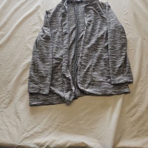 Debenhams The Collection Grey Textured Open Front Cardigan uk16 R787