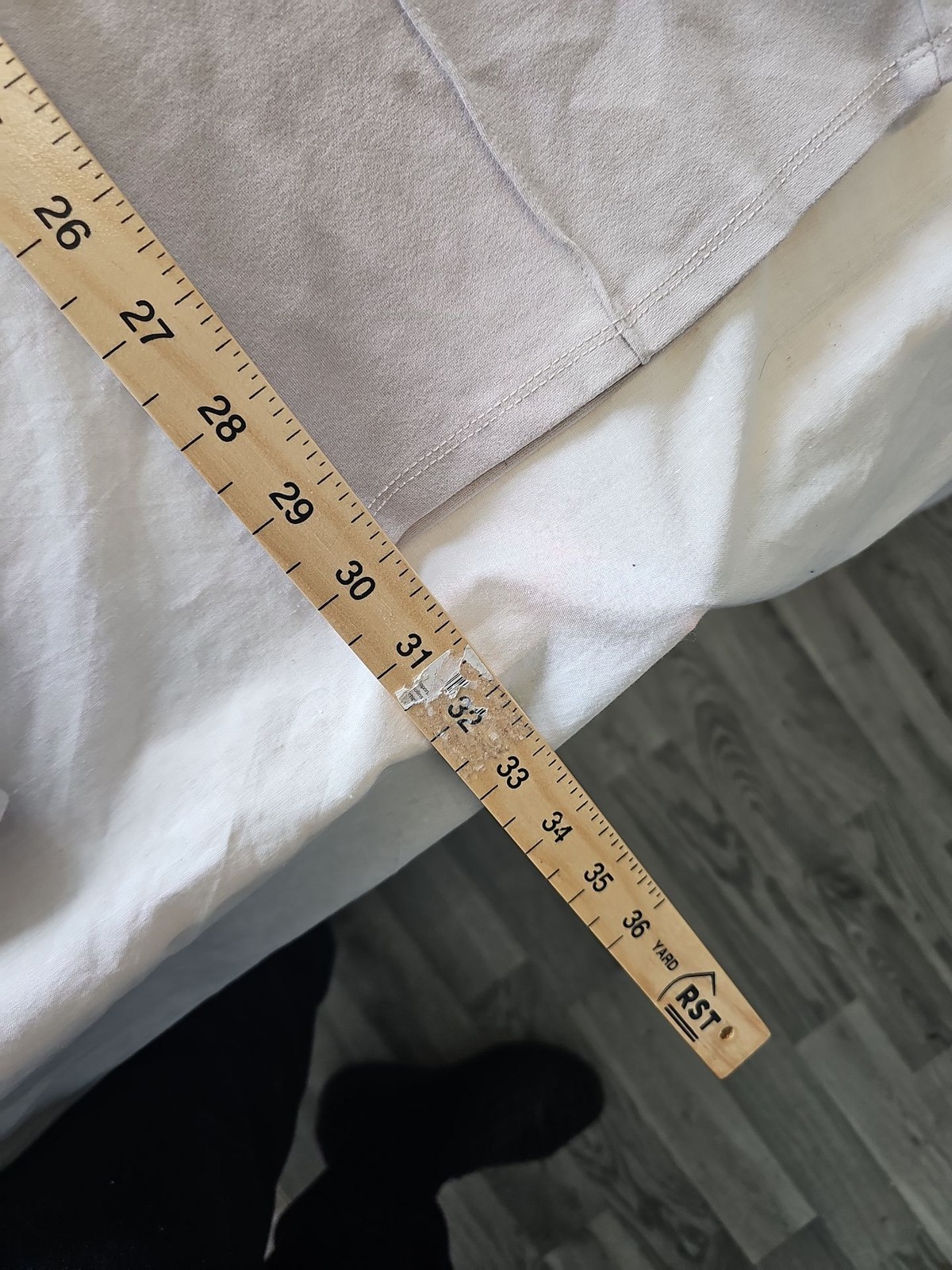 Primark Taupe High-Waisted Pintuck Flare Trousers uk14 R792 - Image 4