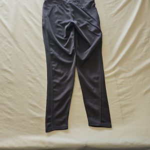 Women's High-Waisted Black Activewear Leggings with Side Pockets xl 759