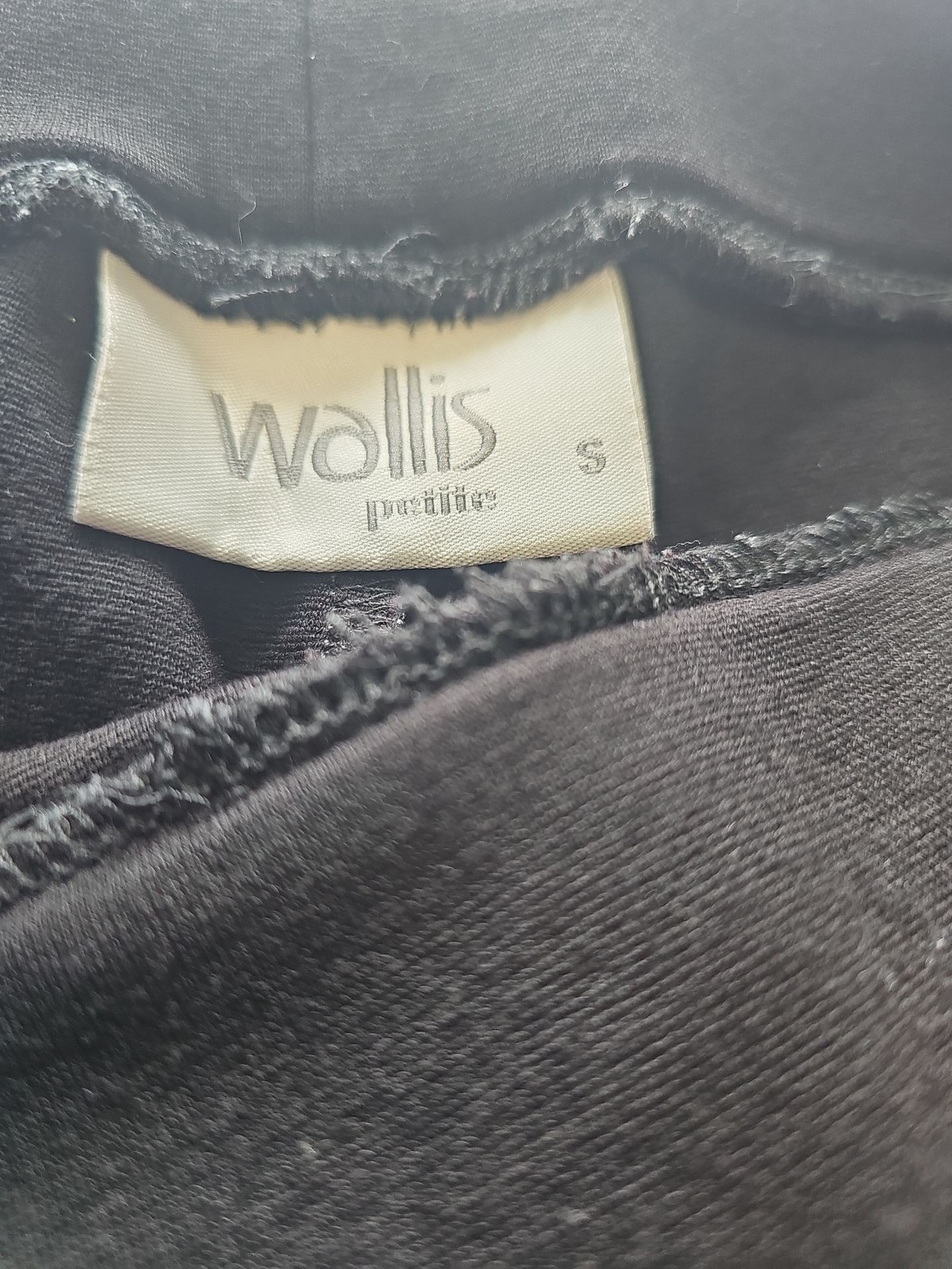Wallis Petite Black Slim Fit Pull-On Trousers S  R799