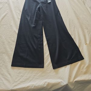 M&S Collection Black High Rise Wide Leg Trousers NWT 6s R800