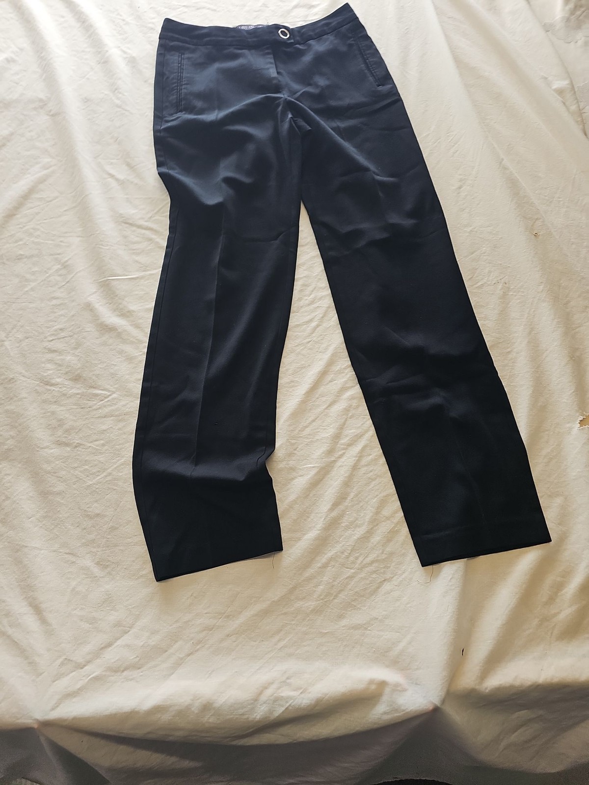 M&S Collection Women's Black Straight Leg Trousers Uk8 R801