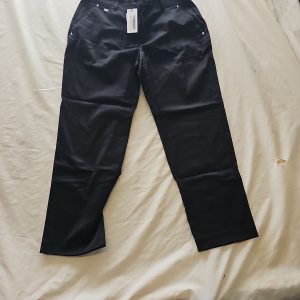 Wallis Petite Black Stretch Crop Trousers Uk8 R802