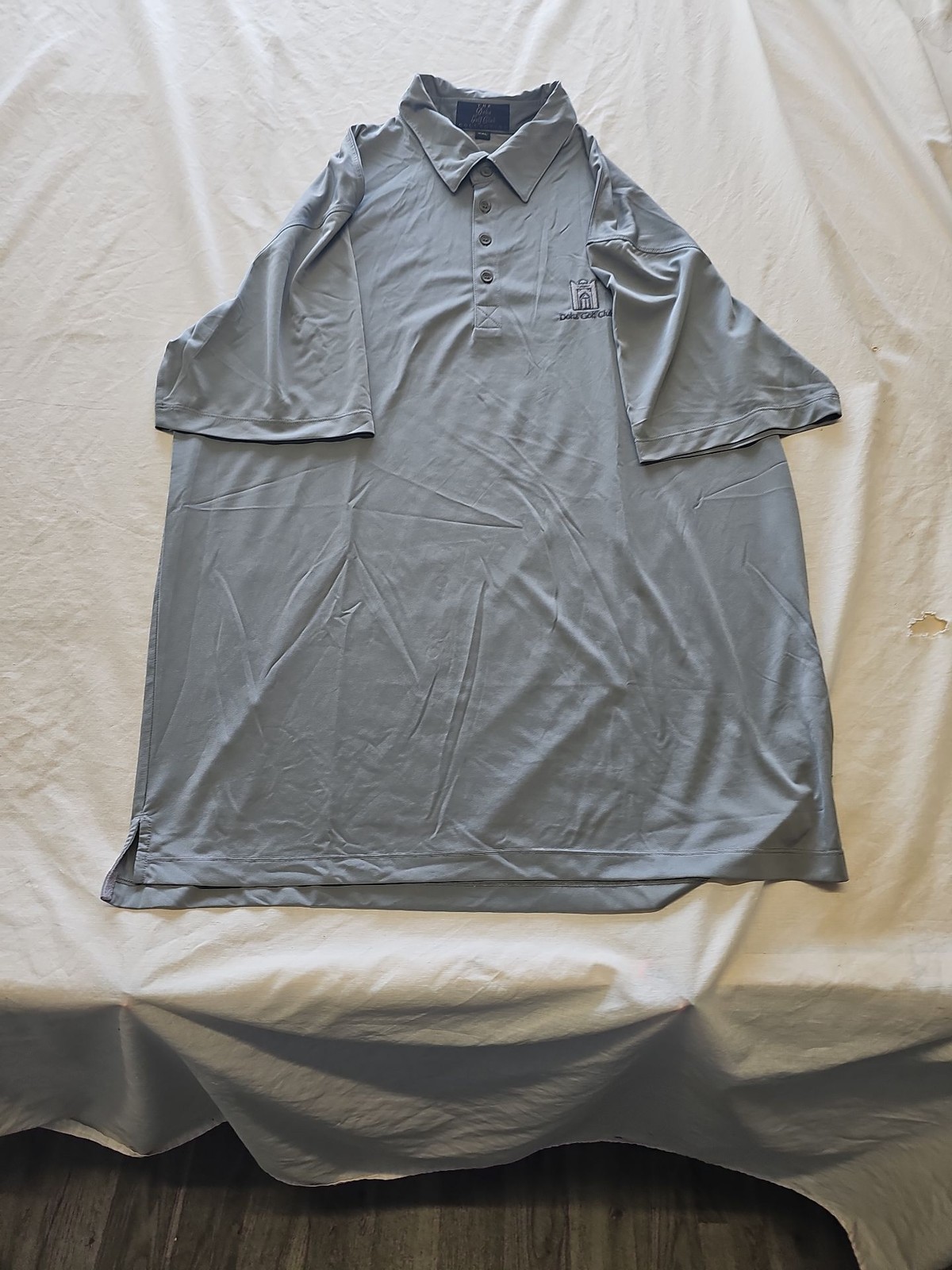 Doha Golf Club Collection Mens XXL Performance Polo Shirt in Slate Blue S813