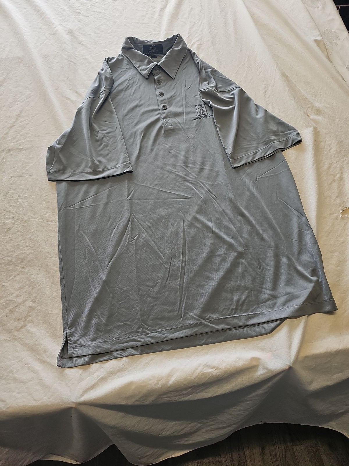 Doha Golf Club Collection Mens XXL Performance Polo Shirt in Slate Blue S813 - Image 3