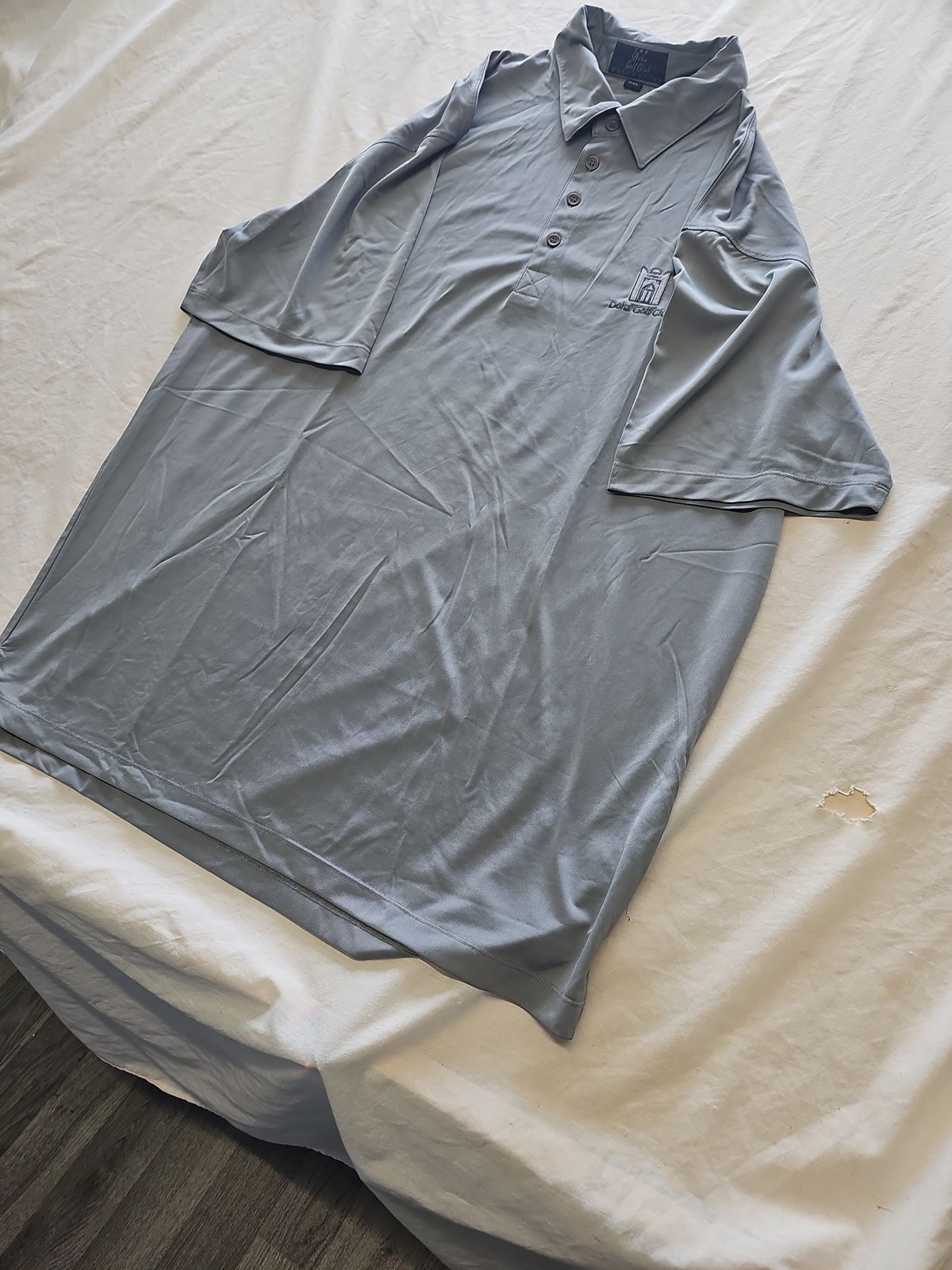 Doha Golf Club Collection Mens XXL Performance Polo Shirt in Slate Blue S813 - Image 4