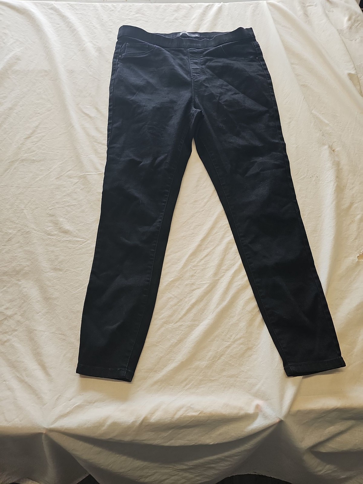 George 'Erin' Women's High-Rise Black Jeggings S816