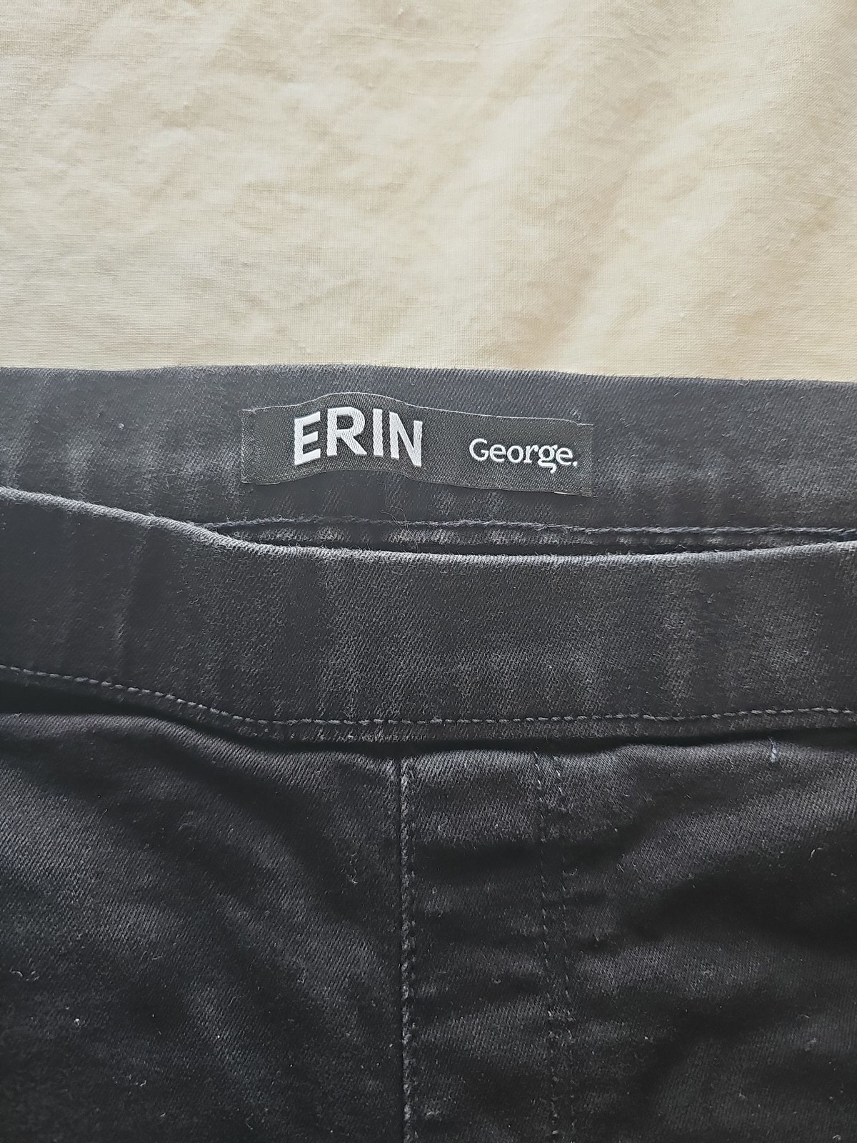 George ‘Erin’ Women’s High-Rise Black Jeggings S816