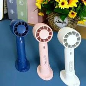 Turbo Handheld Mini Fan USB Portable Rechargeable Desk Fan 3 Speed Phone Stand