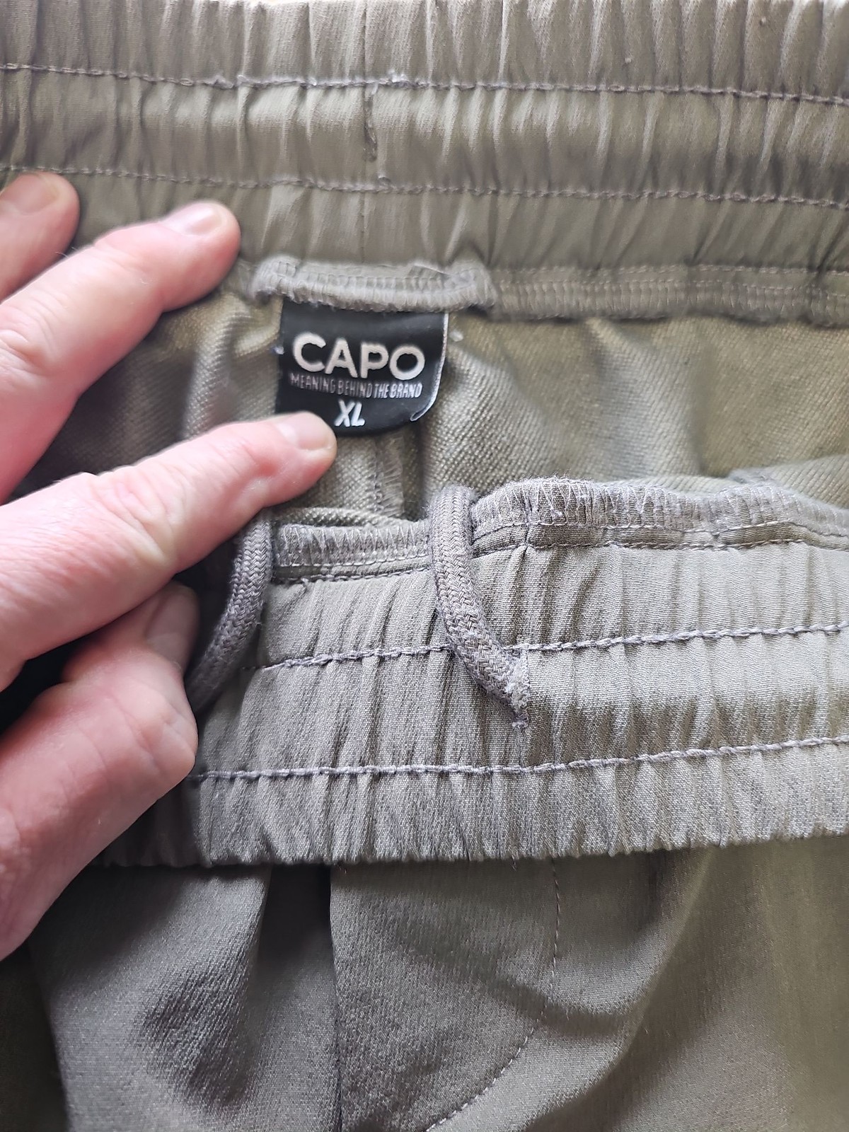 Capo Elite Cargo Pants in Olive Green – Size XL Q761