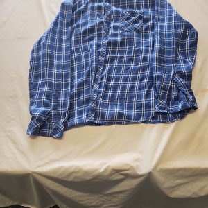 Craghoppers Men's Blue Plaid Flannel Shirt 3XL T824