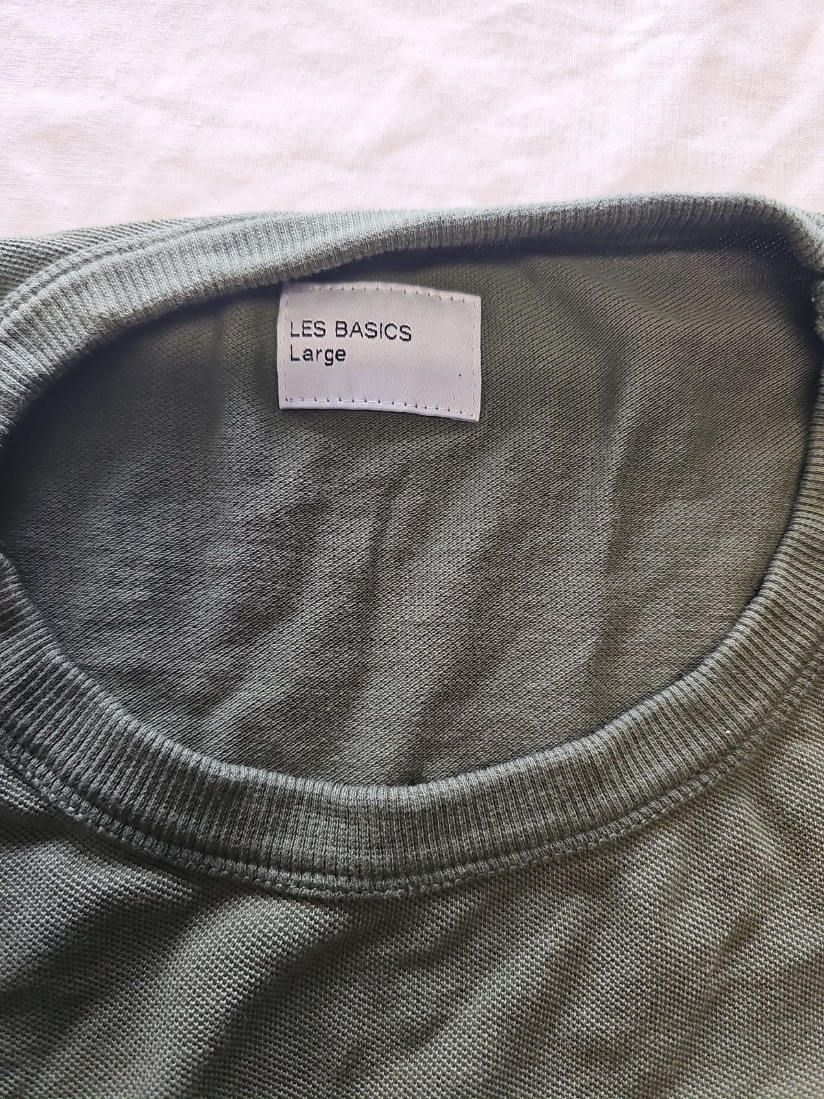 Les Basics Le T-Shirt in Sage Green L S819