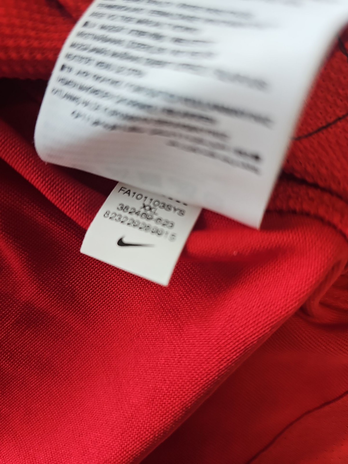 Vintage Nike Manchester United 2010-11 Home Shirt Aon XXL U839 - Image 6