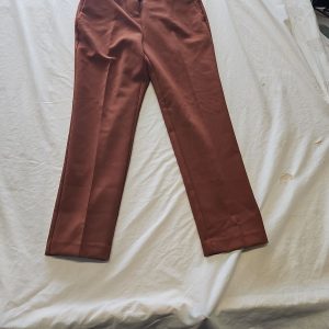 Next Tailoring Rust Brown Tapered Trousers NWT uk8 T828