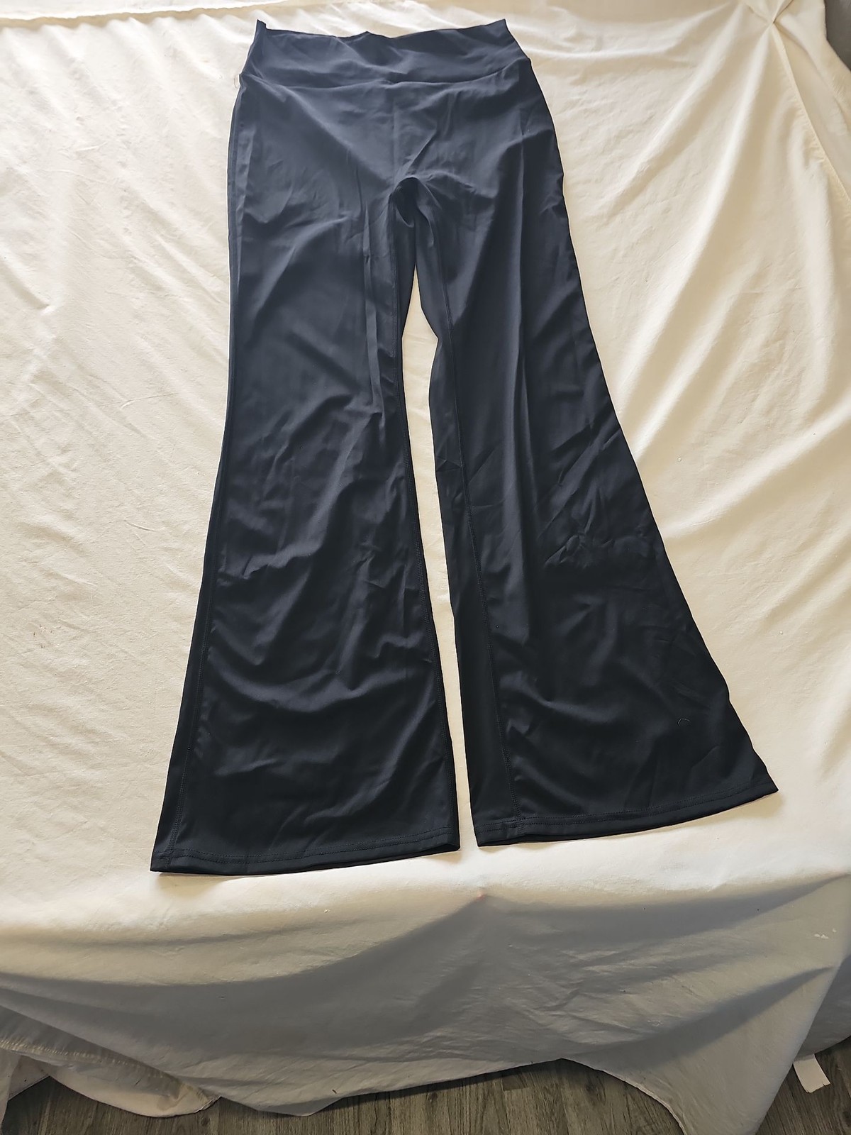 Black High-Waisted Flare Yoga Pants Xl P749