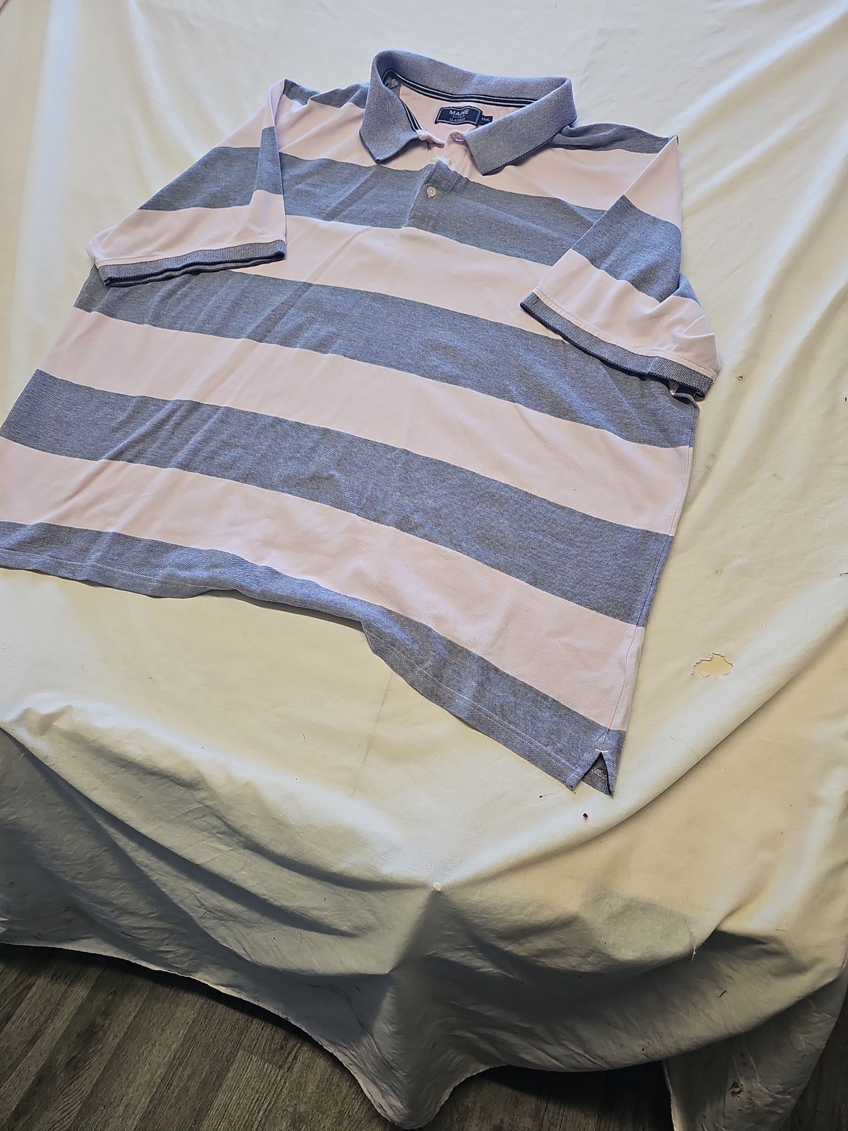 Maine New England Classics XXXL Striped Polo Shirt V854 - Image 10