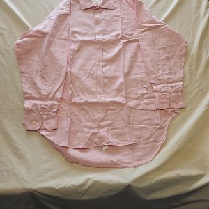 Brook Taverner Pink Luxury Shirtmakers Easycare Pure Cotton Dress Shirt 18 U84