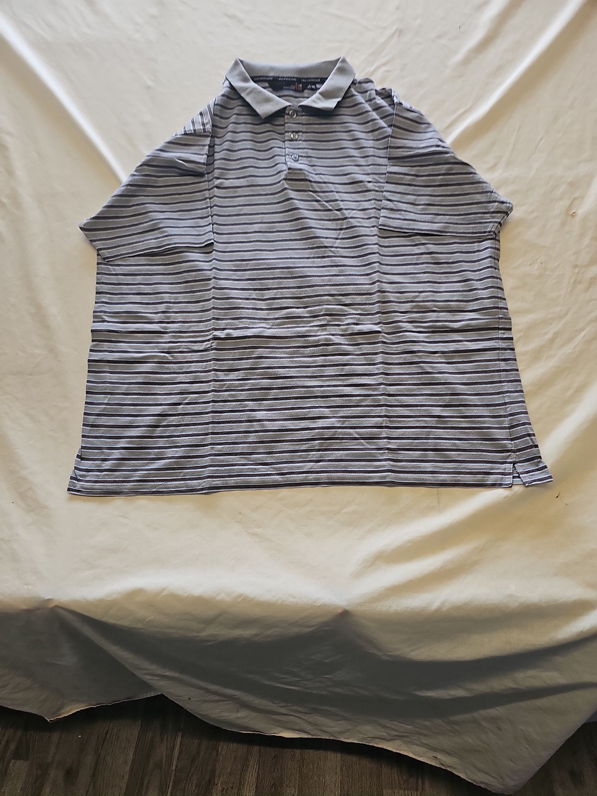 Colin Montgomerie Striped Golf Polo Shirt XL U842
