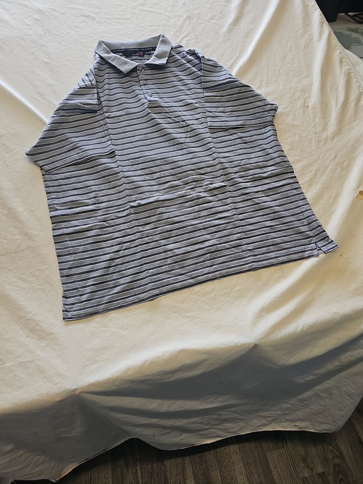 Colin Montgomerie Striped Golf Polo Shirt XL U842 - Image 3