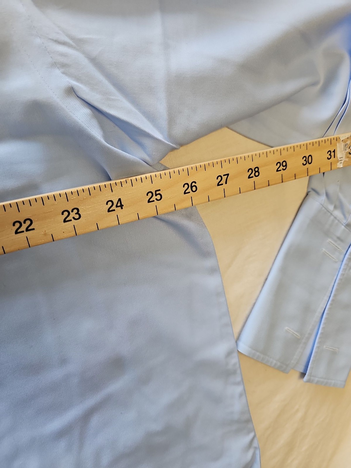 Charles Tyrwhitt Men's Light Blue Non-Iron Twill Dress Shirt - 18/37in U845 - Image 5