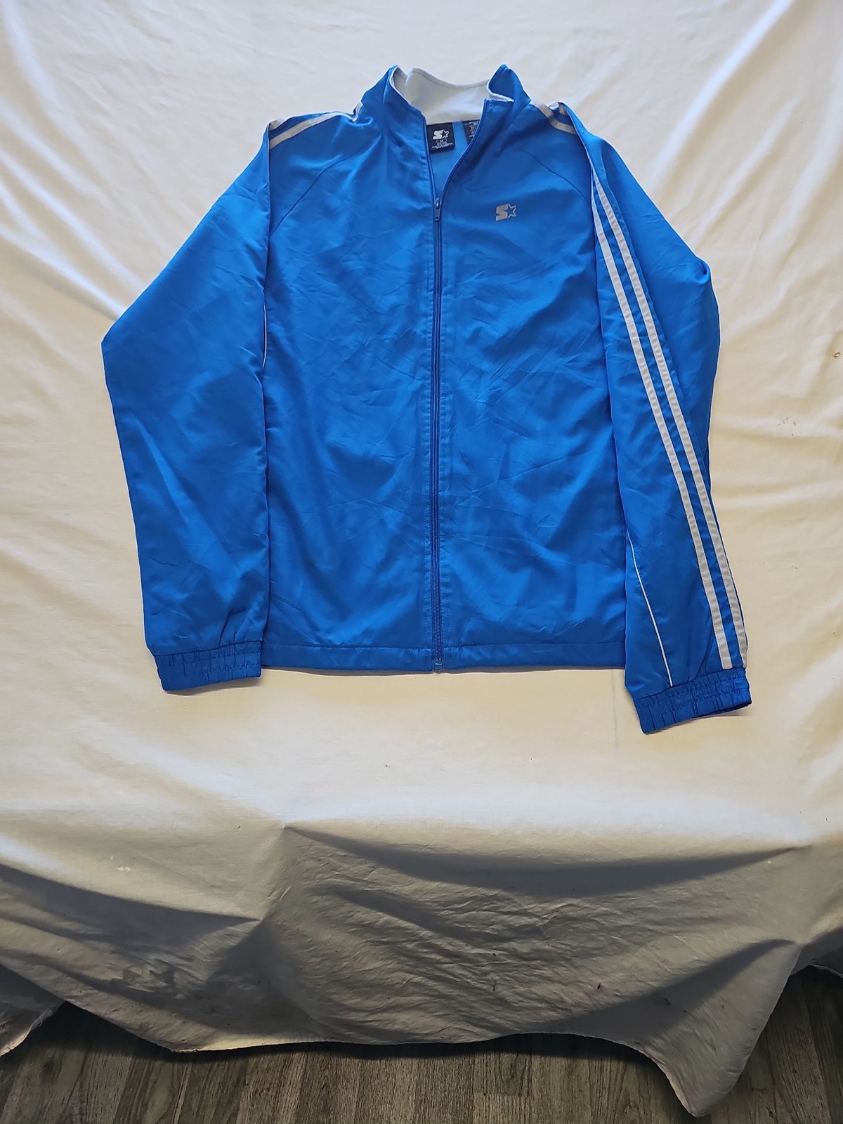 Vintage Starter Blue Track Jacket Medium Men's Windbreaker M X868