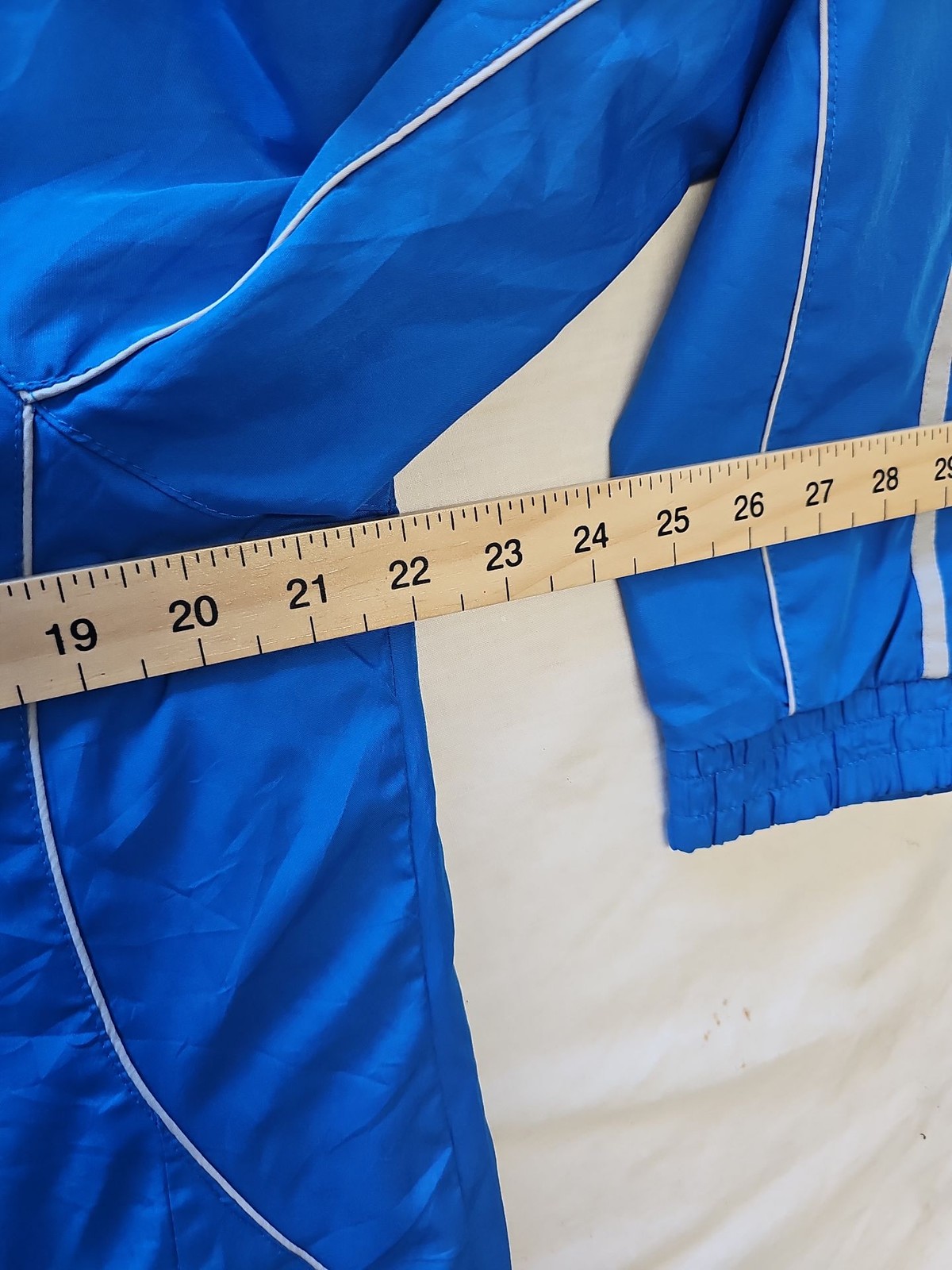 Vintage Starter Blue Track Jacket Medium Men's Windbreaker M X868 - Image 5
